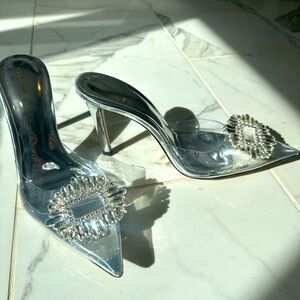 Good American Cinder-F*cking-Rella Mule.